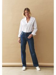 TATUUM Dżinsy "Tilly" - Regular fit - w kolorze niebieskim rozmiar: 40. Niebieskie jeansy damskie TATUUM, z podwyższonym stanem. Za 257.31 zł.