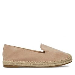 Espadryle DeeZee. Brązowe espadryle damskie DeeZee, bez wzorów, bez obcasa. Za 89.99 zł.
