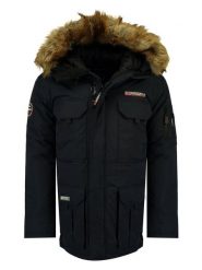 Geographical Norway Parka "Alpes" w kolorze czarnym rozmiar: S. Czarne parki damskie Geographical Norway, s, bez kaptura. Za 158.10 zł.