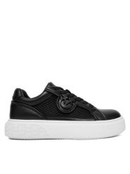 PINKO Sneakersy Yoko 33 SS0181 P132 Czarny. Czarne obuwie sportowe damskie Pinko, ze skóry, bez zapięcia. Za 989.99 zł.