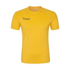 Koszulka termoaktywna dla dorosłych Hummel First Performance Jersey S/S. Brązowe koszulki damskie Hummel, s, bez wzorów, z jersey, bez kołnierzyka, bez ramiączek. Za 123.00 zł.
