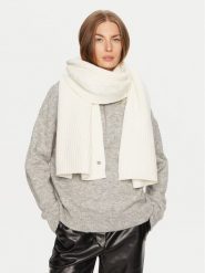 Guess Szalik 4BGZ03 5618Z Biały. Białe szaliki damskie Guess, z aplikacjami, z materiału. Za 379.99 zł.