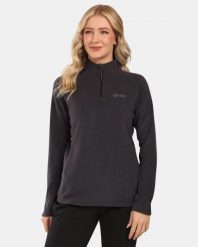 Damska bluza polarowa Kilpi ALMERI-W. Czarne bluzy damskie Kilpi, bez wzorów, z materiału, bez kaptura. Za 163.85 zł.