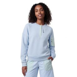 Damska techniczna bluza trekkingowa Siroko Tatras-W Blue. Niebieskie bluzy damskie SIROKO, uniwersalny, bez wzorów, z dzianiny, bez kaptura. Za 211.00 zł.
