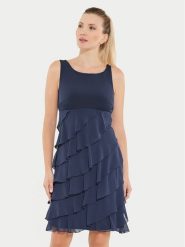 Swing Sukienka koktajlowa 77757710 Czarny Slim Fit. Czarne sukienki damskie Swing, bez wzorów, z syntetyku, wizytowe, bez ramiączek. Za 229.99 zł.