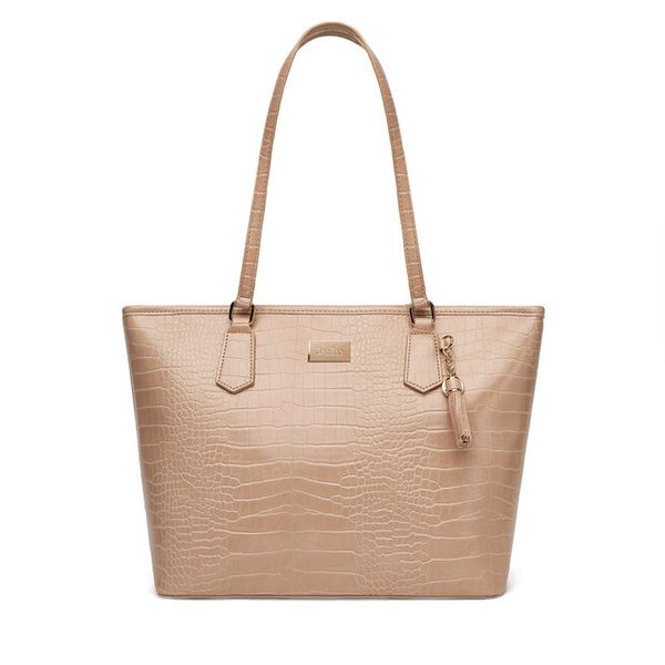 Torebka DeeZee. Brązowe shopper bag DeeZee, bez dodatków. Za 149.99 zł.