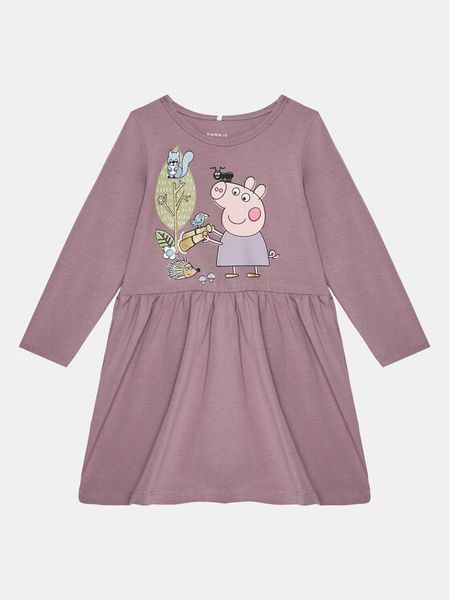 NAME IT Sukienka codzienna 13238551 Różowy Regular Fit. Czerwone sukienki dziewczęce Name it, bez wzorów, z bawełny, bez ramiączek, proste. Za 59.99 zł.