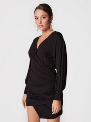 IRO Sukienka codzienna Jomba AR283 Czarny Slim Fit. Czarne sukienki damskie Iro, bez wzorów, z wiskozy, bez ramiączek. Za 1,279.00 zł.