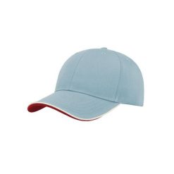 Czapka Z Daszkiem Zoom Piping Sandwich Sports 6 Panel Contrast. Niebieskie czapki z daszkiem damskie ATLANTIS, bez wzorów. Za 41.99 zł.