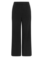 MOSS COPENHAGEN Spodnie "Macy Michelle" w kolorze czarnym rozmiar: XS. Czarne spodnie materiałowe damskie Moss Copenhagen, bez wzorów, z materiału. Za 148.96 zł.