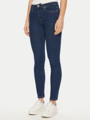 Tommy Hilfiger Jeansy Como WW0WW43727 Granatowy Skinny Fit. Niebieskie rurki damskie Tommy Hilfiger, bez wzorów, z bawełny. Za 259.99 zł.