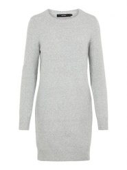 Vero Moda Sukienka "Doffy" w kolorze szarym rozmiar: L. Szare sukienki damskie Vero Moda, bez wzorów, bez ramiączek. Za 97.05 zł.