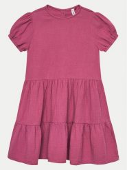 Coccodrillo Sukienka codzienna WC4128201CEK Różowy Regular Fit. Czerwone sukienki dziewczęce COCCODRILLO, bez wzorów, z bawełny, bez ramiączek, proste. Za 99.99 zł.