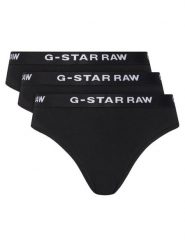 G-Star Raw Komplet 3 par fig klasycznych D23775-D516 Czarny. Czarne komplety bielizny G-Star Raw, bez wzorów, z bawełny. Za 159.99 zł.