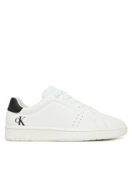 Calvin Klein Sneakersy V3X9-83156-1355 S Biały. Białe buty sportowe chłopięce Calvin Klein, ze skóry, bez zapięcia. Za 239.99 zł.