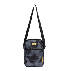 Torba na ramię Rodney Mini Caterpillar MILLENNIAL CLASSIC Black/Grey Fractal. Czarne torby sportowe Caterpillar, bez wzorów. Za 139.00 zł.