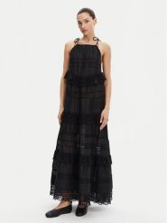 Munthe Sukienka letnia Fuenta 251132225128 Czarny Loose Fit. Czarne sukienki damskie Munthe, bez wzorów, z bawełny, bez ramiączek. Za 1,399.00 zł.