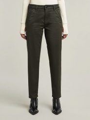 G-Star Spodnie chino "Kate" - Boyfriend fit - w kolorze szarym rozmiar: W29/L30. Szare spodnie materiałowe damskie G-Star, bez wzorów. Za 195.95 zł.