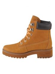 Timberland Skórzane botki "Carnaby Cool" w kolorze jasnobrązowym rozmiar: 42. Brązowe botki damskie Timberland, bez obcasa, bez zapięcia. Za 430.46 zł.