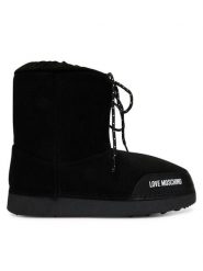 LOVE MOSCHINO Śniegowce JA24112G1PISF000 Czarny. Czarne śniegowce damskie Love Moschino, ze skóry. Za 709.99 zł.