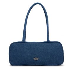 Torebka adidas. Niebieskie torebki klasyczne damskie Adidas, z denimu, bez dodatków. Za 199.99 zł.