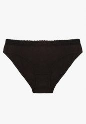 Czarne Majtki Typu Figi z Bawełny Zelvisa. Czarne figi Born2be, bez wzorów, z bawełny. Za 4.99 zł.