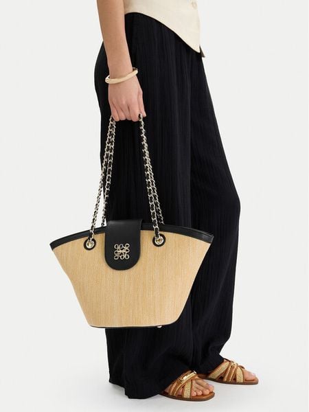 Nine West Torebka CEO-Tribeca Dream-LDA 8917 Beżowy. Brązowe torebki klasyczne damskie Nine West, z materiału, bez dodatków. Za 228.99 zł.