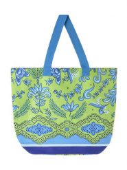 BLE Shopper bag w kolorze zielonym - 40 x 43 x 20 cm rozmiar: onesize. Zielone shopper bag BLE, bez wzorów, z materiału, na ramię, bez dodatków. Za 86.95 zł.