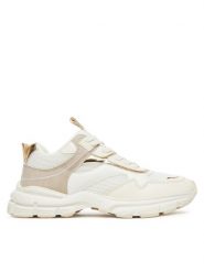 DeeZee Sneakersy AM24257 Beżowy. Brązowe obuwie sportowe damskie DeeZee, ze skóry, bez zapięcia. Za 149.99 zł.