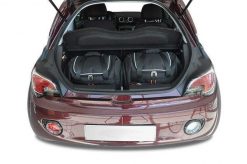 Torby Do Bagażnika Opel Adam 2012-2019 2Szt Kjust. Czarne torby podróżne KJUST, bez wzorów, z kauczuku. Za 480.00 zł.