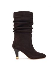 Liu Jo Botki Blake 02 SF6083 PX002 Brązowy. Brązowe botki damskie Liu Jo, ze skóry, bez obcasa, na słupku, bez zapięcia. Za 879.99 zł.
