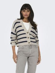 ONLY Kardigan w kolorze beżowym rozmiar: XL. Brązowe kardigany damskie Only, xl, bez wzorów. Za 87.81 zł.