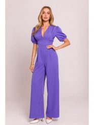 Made of emotion Kombinezon w kolorze fioletowym rozmiar: XL. Różowe kombinezony damskie Made Of Emotion, xl, bez wzorów, bez kołnierzyka, bez ramiączek. Za 274.95 zł.