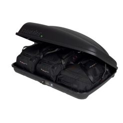 Torby Do Boksu Dachowego Rameder Topbox 350 3Szt Kjust. Czarne torby podróżne KJUST, bez wzorów. Za 635.00 zł.