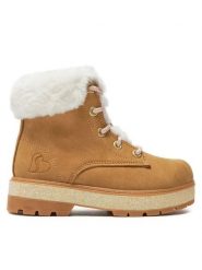 Skechers Trapery Street Glitz 310952L Brązowy. Brązowe kozaki dziewczęce Skechers, bez wzorów, ze skóry, bez obcasa, bez zapięcia. Za 234.59 zł.