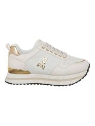 Patrizia Pepe Sneakersy w kolorze kremowym rozmiar: 40. Brązowe obuwie sportowe damskie Patrizia Pepe, bez zapięcia. Za 465.95 zł.