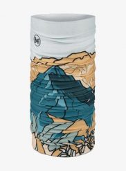 Chusta wielofunkcyjna Buff Coolnet UV - nive teal. Niebieskie chusty damskie Buff, bez wzorów, z elastanu. Za 89.99 zł.