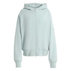 Bluza damska z kapturem adidas Soft Lux. Zielone bluzy damskie Adidas, l, bez wzorów, z materiału, z kapturem. Za 194.00 zł.