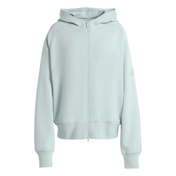 Bluza damska z kapturem adidas Soft Lux. Zielone bluzy damskie Adidas, l, bez wzorów, z materiału, z kapturem. Za 194.00 zł.