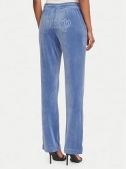 Juicy Couture Spodnie dresowe Tina JCWBJ225307 Niebieski Regular Fit. Niebieskie spodnie dresowe damskie Juicy Couture, xxs, bez wzorów, z dresówki. Za 379.99 zł.