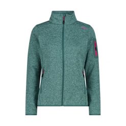 Bluza polarowa damska CMP Haze Jacket Knitted. Niebieskie bluzy damskie CMP, xs, bez wzorów, z polaru, bez kaptura. Za 251.99 zł.