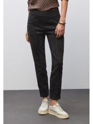 Street One Spodnie w kolorze czarnym rozmiar: 42/L28. Czarne spodnie materiałowe damskie Street One, bez wzorów, z materiału. Za 144.58 zł.