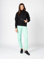Champion Bluza | 115396 | Kobieta | Czarny. Czarne bluzy damskie Champion, xs, bez wzorów, z bawełny, z kapturem. W wyprzedaży za 179.00 zł.