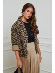 L'armoire de Suzette Kurtka przejściowa w kolorze szarobrązowym rozmiar: 38/40. Brązowe kurtki damskie L'armoire de Suzette, l, bez wzorów, z bawełny, bez kaptura. Za 210.32 zł.