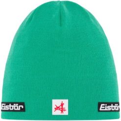 Czapka Eisbar Ogle OS MÜ SA. Zielone czapki damskie Eisbär, bez wzorów. W wyprzedaży za 155.18 zł.