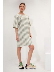 Josephine & Co Sukienka w kolorze biało-oliwkowym rozmiar: XS. Białe sukienki damskie Josephine & Co, bez wzorów, bez ramiączek. Za 131.74 zł.