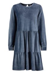 Stitch & Soul Sukienka w kolorze niebieskim rozmiar: S/M. Niebieskie sukienki damskie Stitch & Soul, bez wzorów, prążkowane, bez ramiączek. Za 52.79 zł.