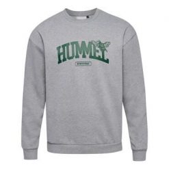 Luźna bluza z okrągłym dekoltem Hummel University Bee. Szare bluzy damskie Hummel, m, bez wzorów, bez kaptura. W wyprzedaży za 162.70 zł.