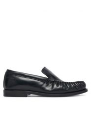 Calvin Klein Mokasyny Round Essential Loafer Lth HW0HW03195 Czarny. Czarne mokasyny damskie Calvin Klein, ze skóry, bez obcasa. Za 569.99 zł.