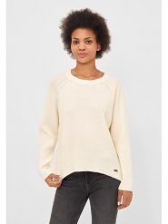 Bench Sweter "Kiruna" w kolorze kremowym rozmiar: 40. Brązowe swetry klasyczne damskie Bench, bez kołnierzyka. Za 158.10 zł.